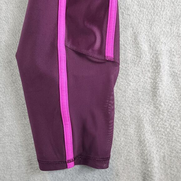 Under Armour Legging Womens 2XL Purple Active HeatGear Elastic Waist Skinny Leg - Picture 8 of 10